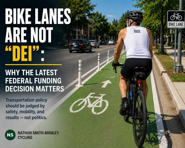 Bike lane safety graphic